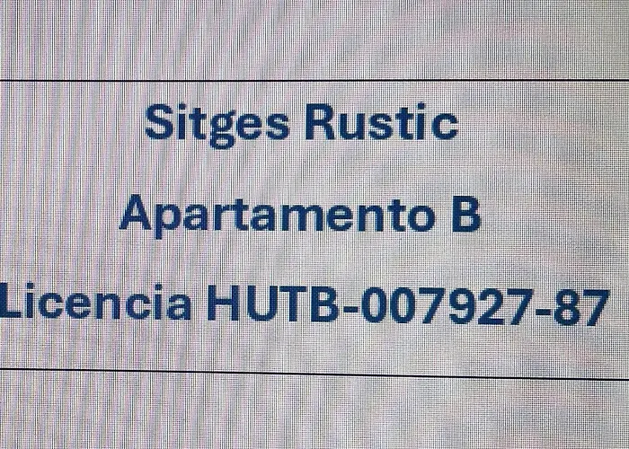 Appartement Rustic Sitges